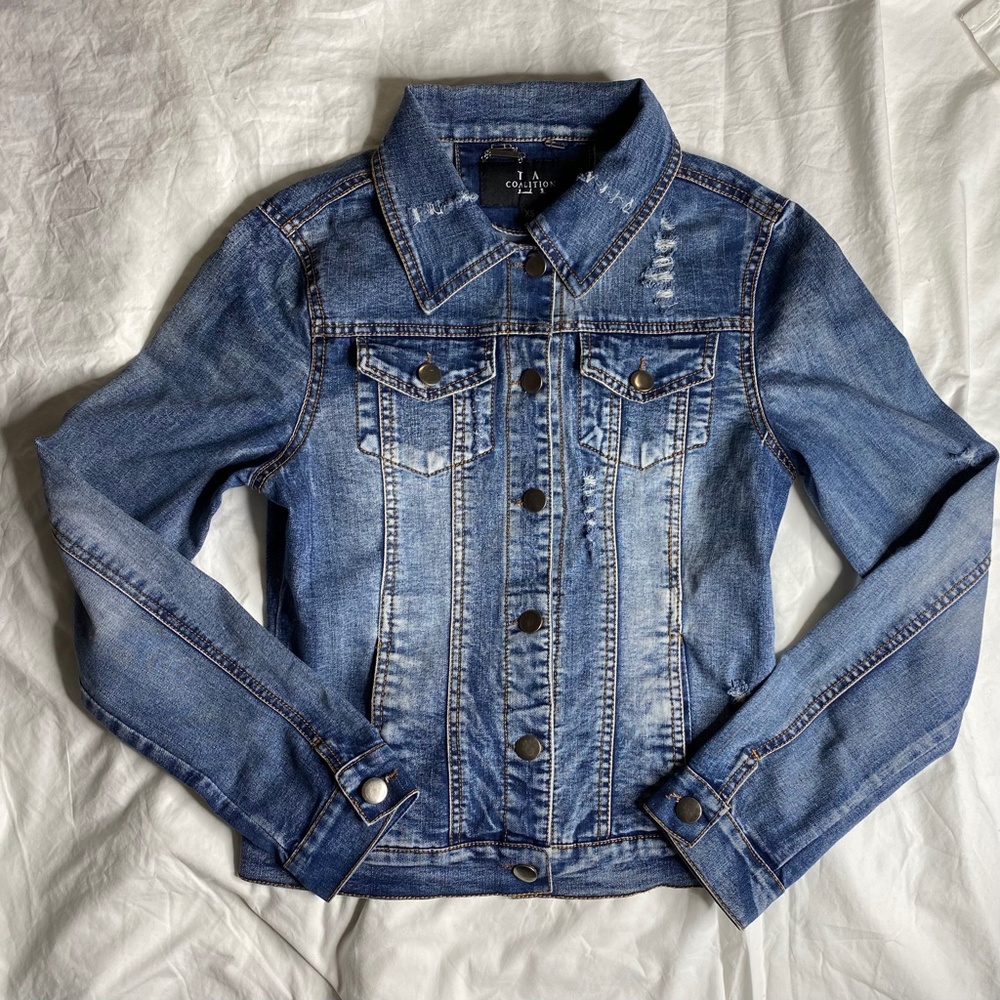 LA Coalition Denim Jacked Mid Wash